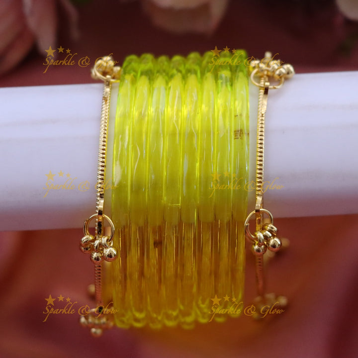 Exquisite Lakshmi Bridal Bangle Set - Floral Design
