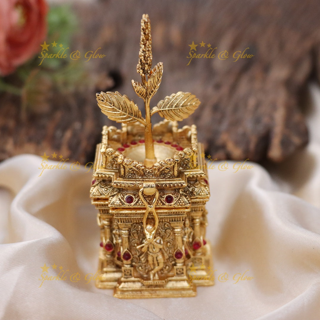Exquisite Krishna Kumkum Box – Perfect for Festive Joy