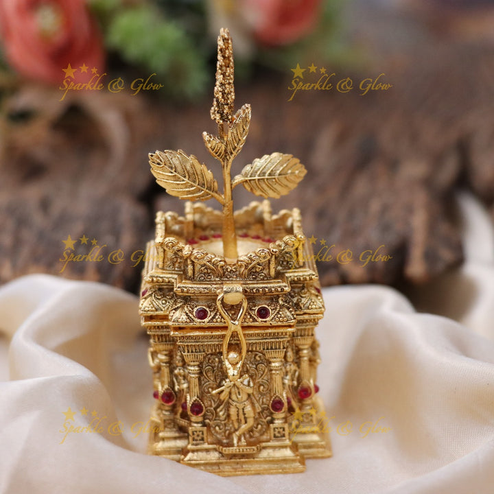 Exquisite Krishna Kumkum Box – Perfect for Festive Joy