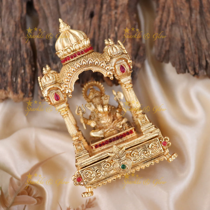 Exquisite Ganesh Kumkum Box for Sacred Celebrations