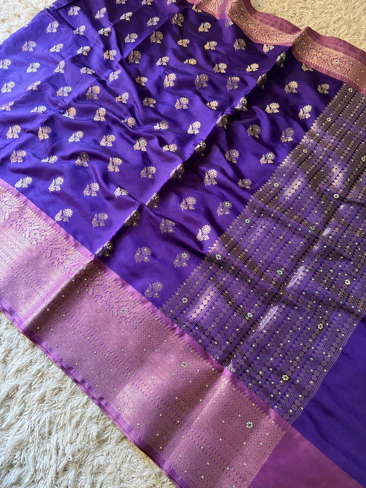 Elegant Banarasi Semi Katan Silk Saree for Weddings