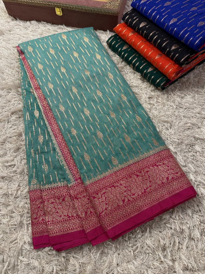 Exquisite Banarasi Georgette Silk Saree for Weddings