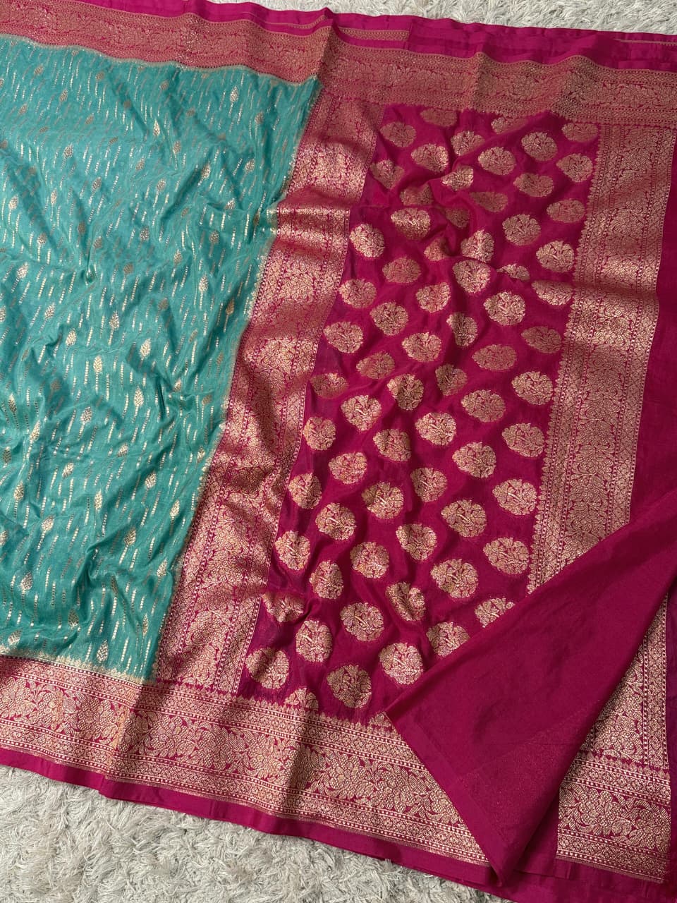 Exquisite Banarasi Georgette Silk Saree for Weddings