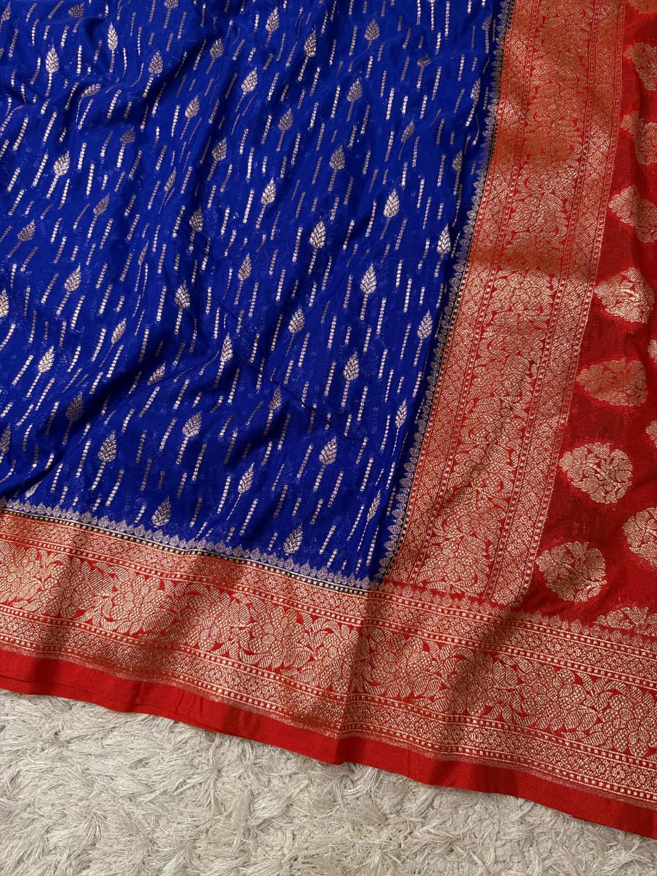 Exquisite Banarasi Georgette Silk Saree for Weddings