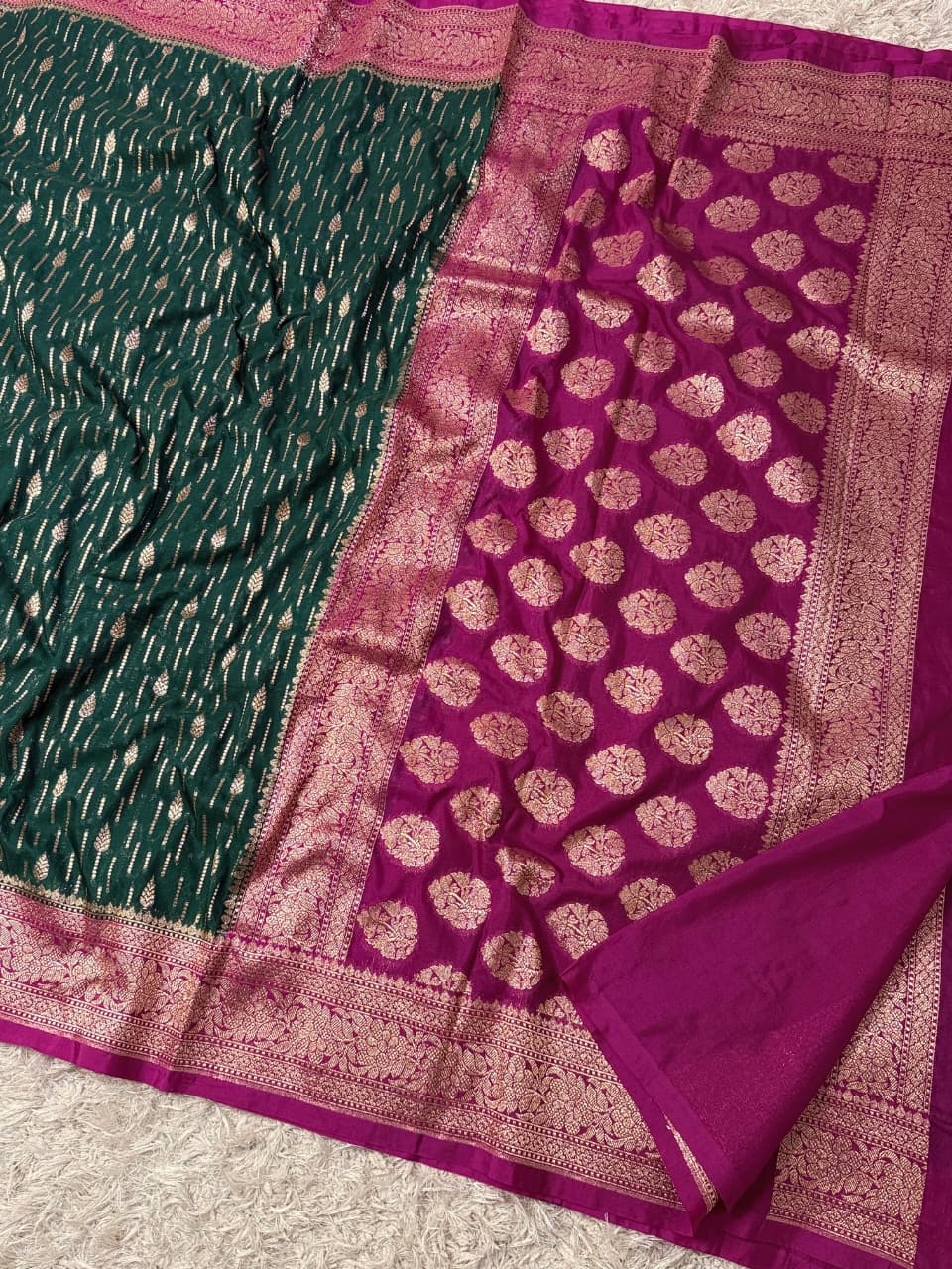 Exquisite Banarasi Georgette Silk Saree for Weddings