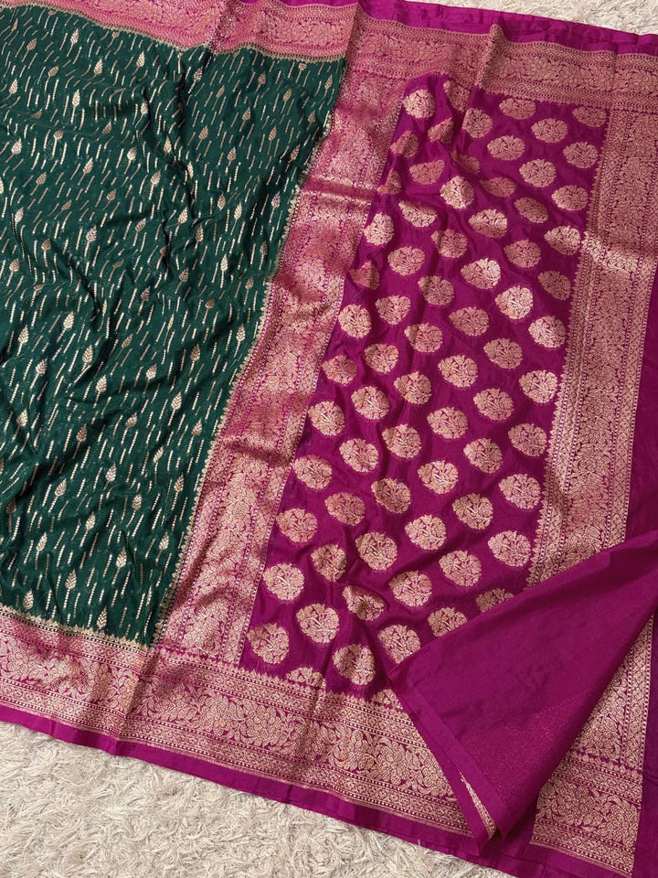 Exquisite Banarasi Georgette Silk Saree for Weddings