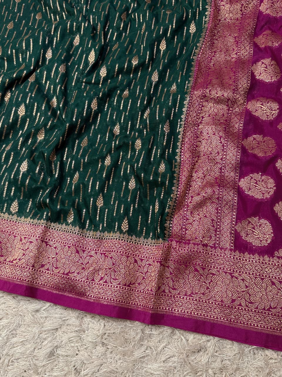 Exquisite Banarasi Georgette Silk Saree for Weddings