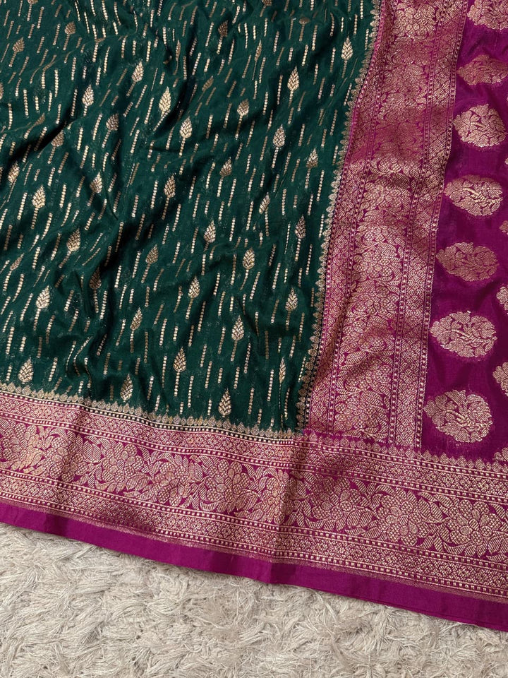 Exquisite Banarasi Georgette Silk Saree for Weddings
