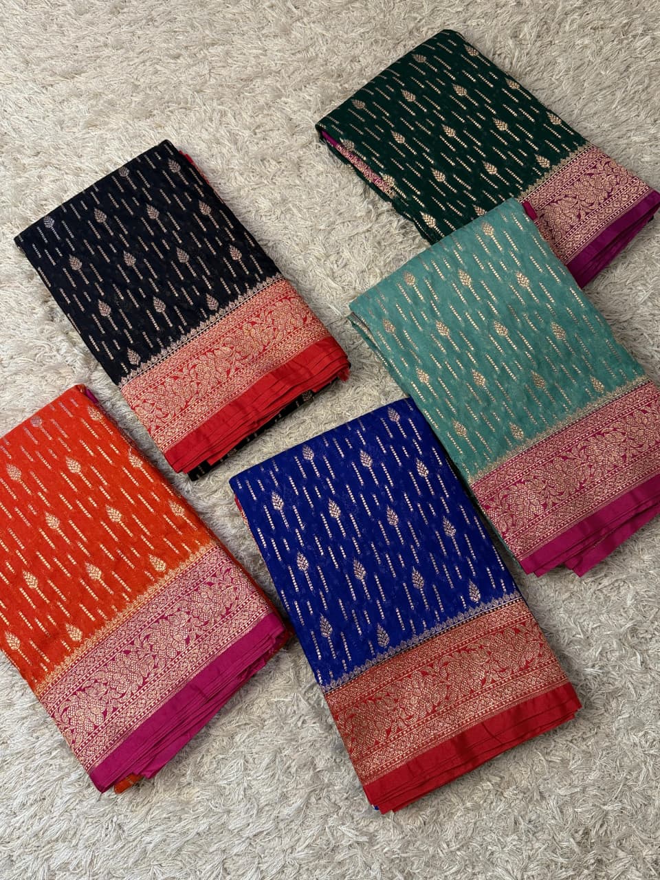 Exquisite Banarasi Georgette Silk Saree for Weddings