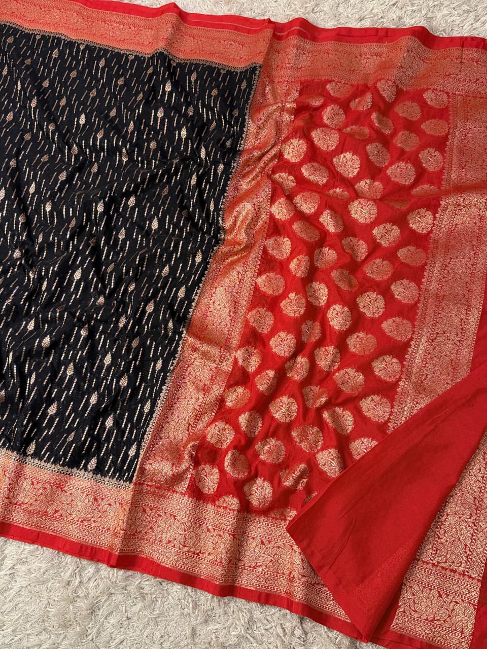 Exquisite Banarasi Georgette Silk Saree for Weddings