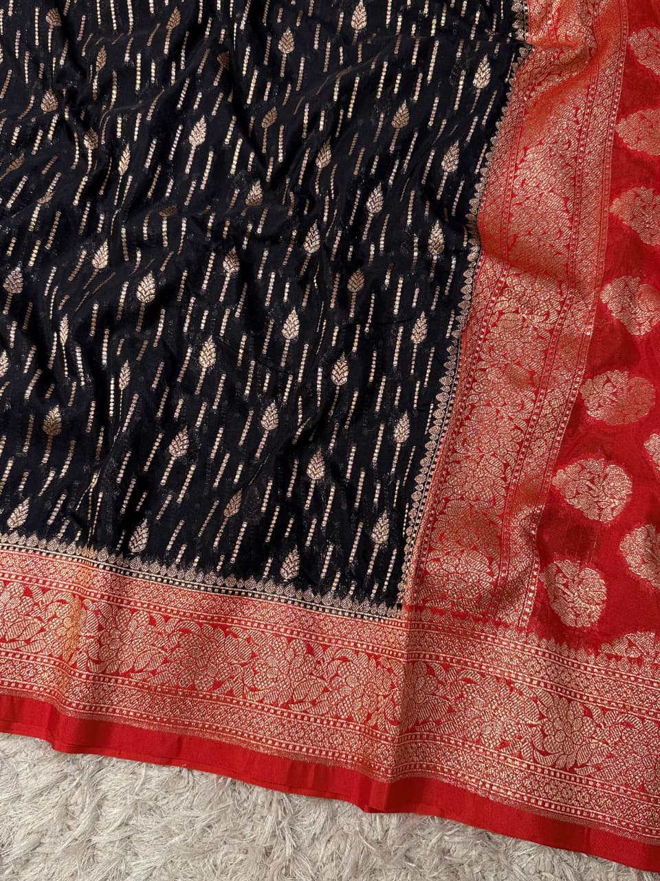 Exquisite Banarasi Georgette Silk Saree for Weddings