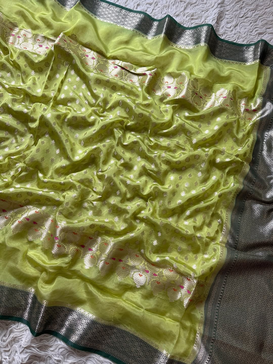Elegant Banarasi Katan Silk Saree for Wedding Celebrations