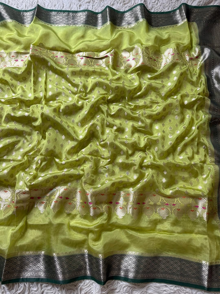 Elegant Banarasi Katan Silk Saree for Wedding Celebrations