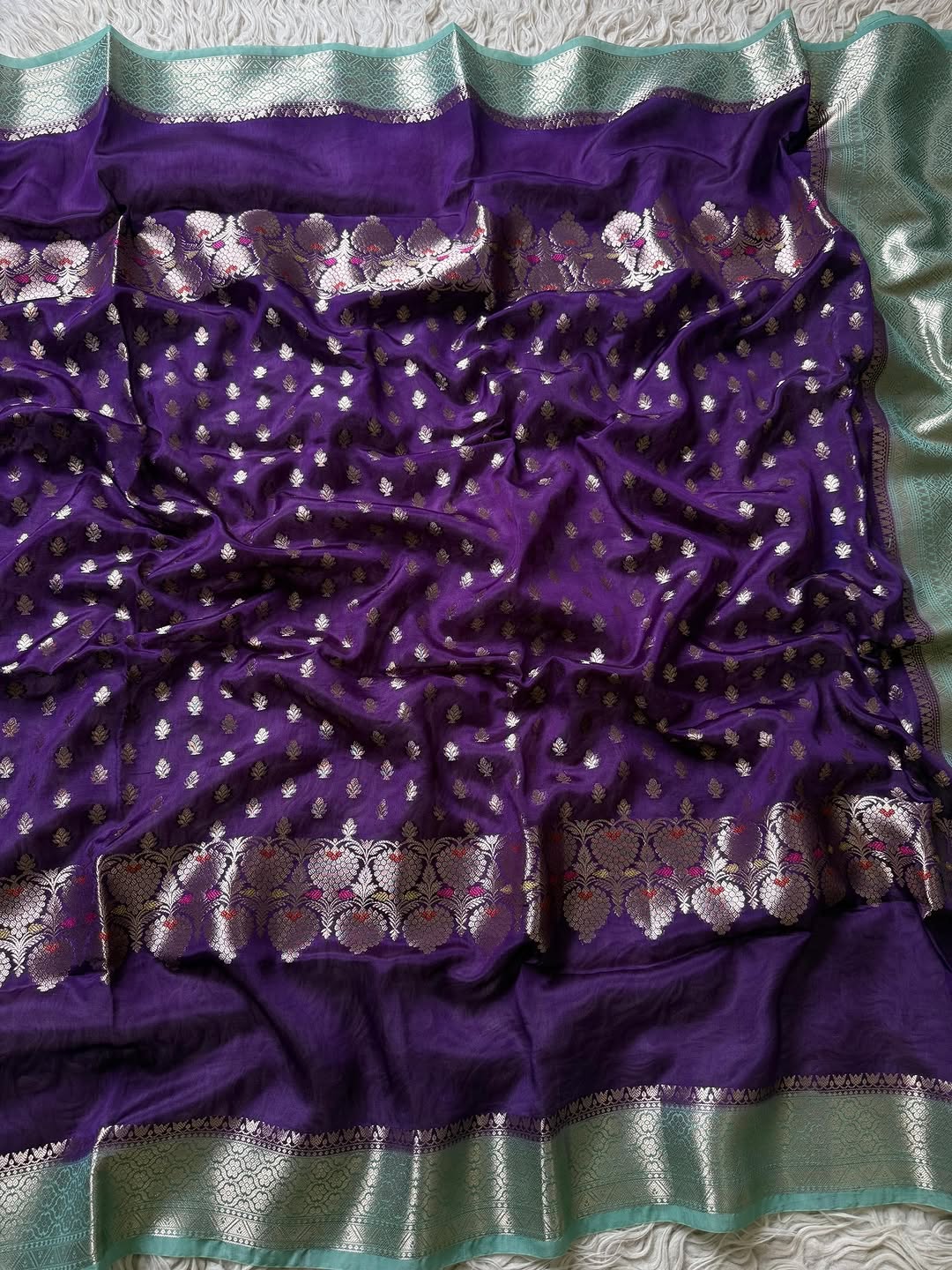 Elegant Banarasi Katan Silk Saree for Wedding Celebrations