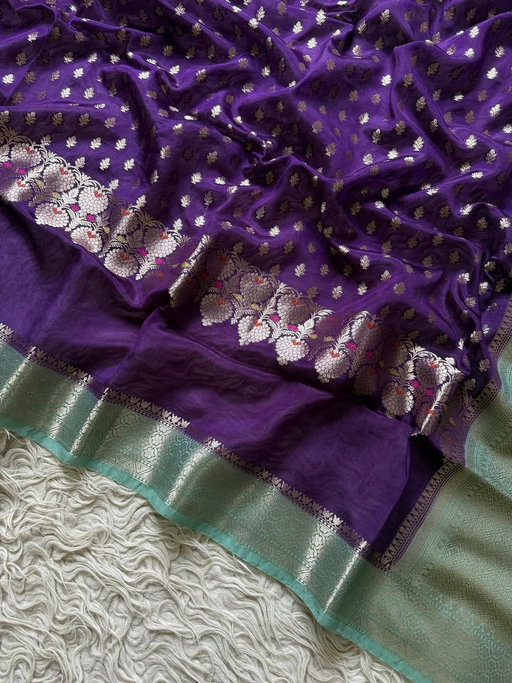 Elegant Banarasi Katan Silk Saree for Wedding Celebrations
