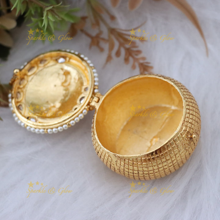 Elegant Elephant Kumkum Box for Special Occasions