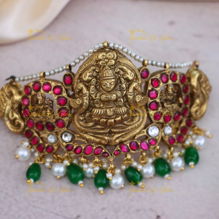 Exquisite Temple Choker Necklace for Weddings & Festive Wear