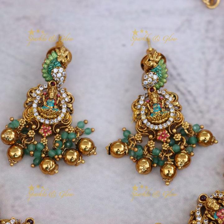 Exquisite Temple Necklace - Perfect for Festive Occasions