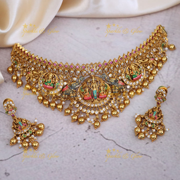 Exquisite Gold Temple Necklace for Cultural Grandeur