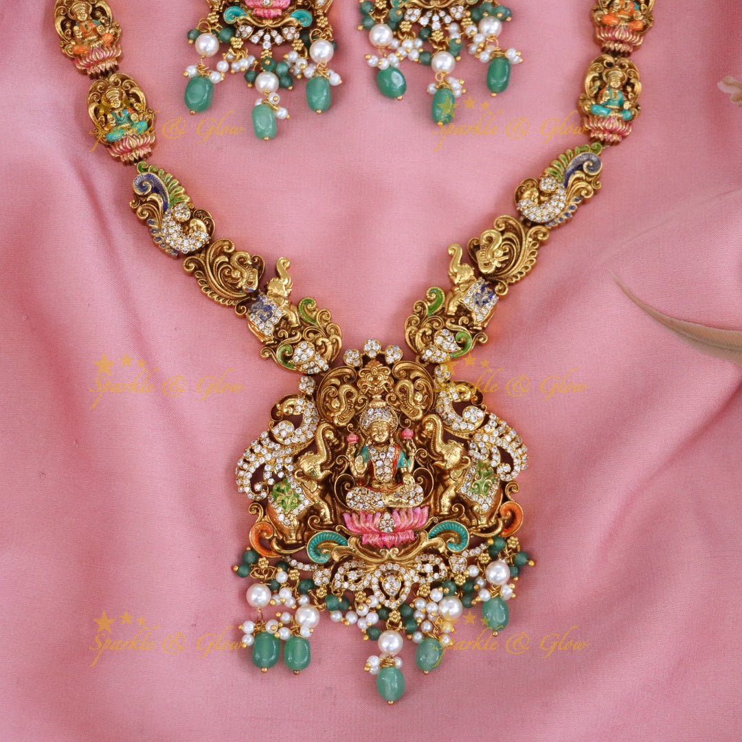 Exquisite Long Temple Necklace for Weddings