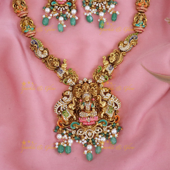 Exquisite Long Temple Necklace for Weddings