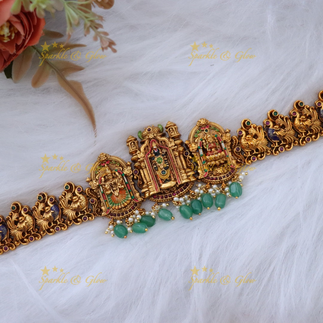 Exquisite Gold Plated Temple Hip Chain – Perfect for Weddings