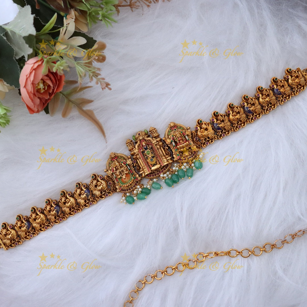 Exquisite Gold Plated Temple Hip Chain – Perfect for Weddings