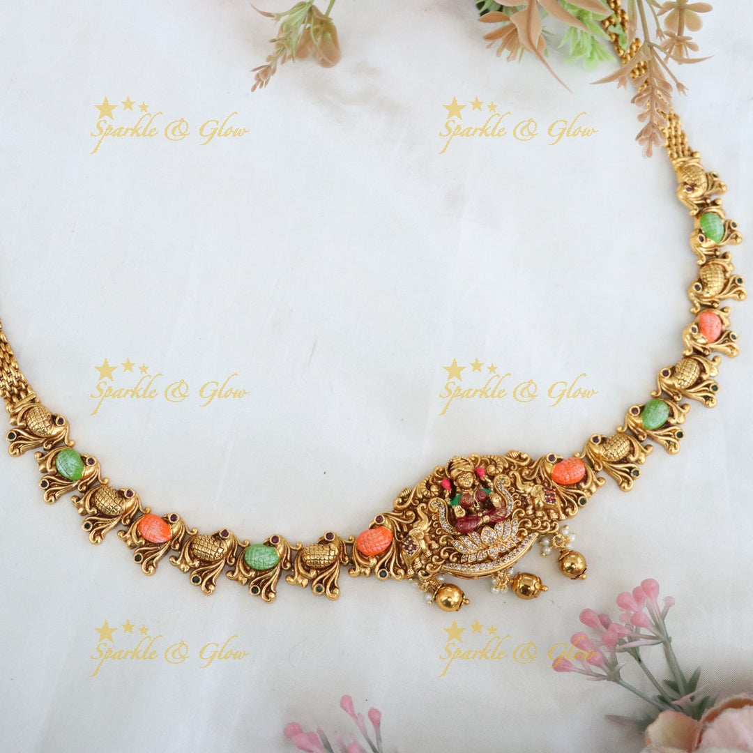 Exquisite Gold-Plated Temple Hip Chain for Weddings