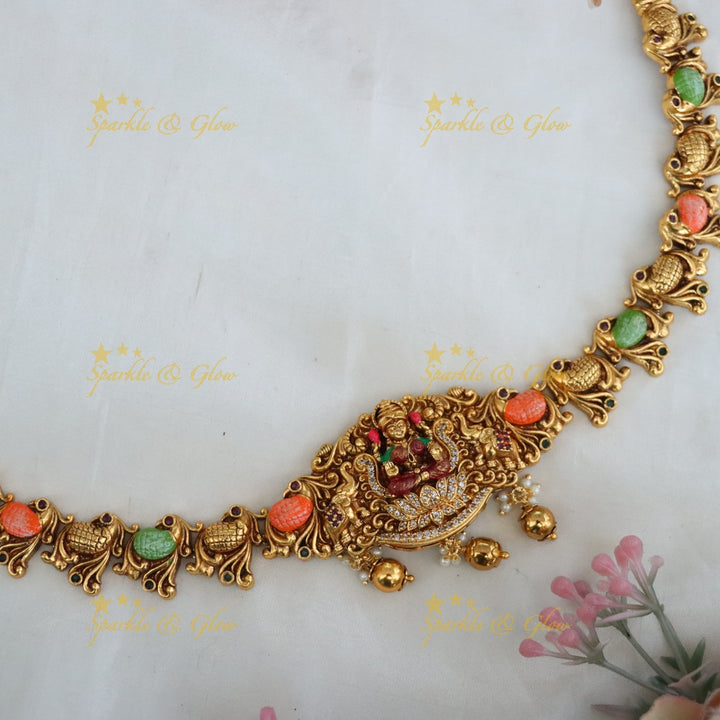 Exquisite Gold-Plated Temple Hip Chain for Weddings