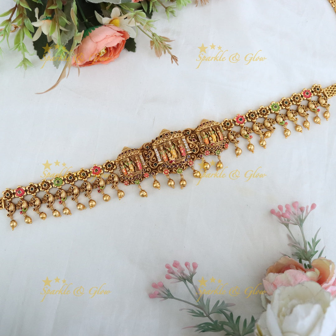 Elegant Temple Gold Hipchain - Perfect Festive Accessory