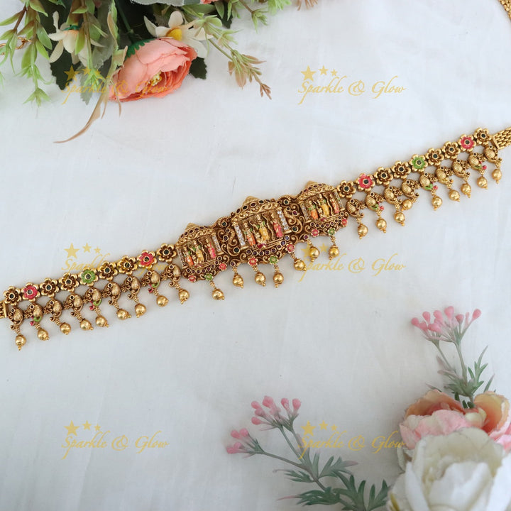 Elegant Temple Gold Hipchain - Perfect Festive Accessory