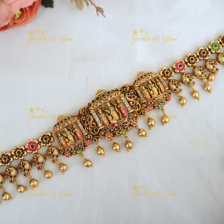 Elegant Temple Gold Hipchain - Perfect Festive Accessory