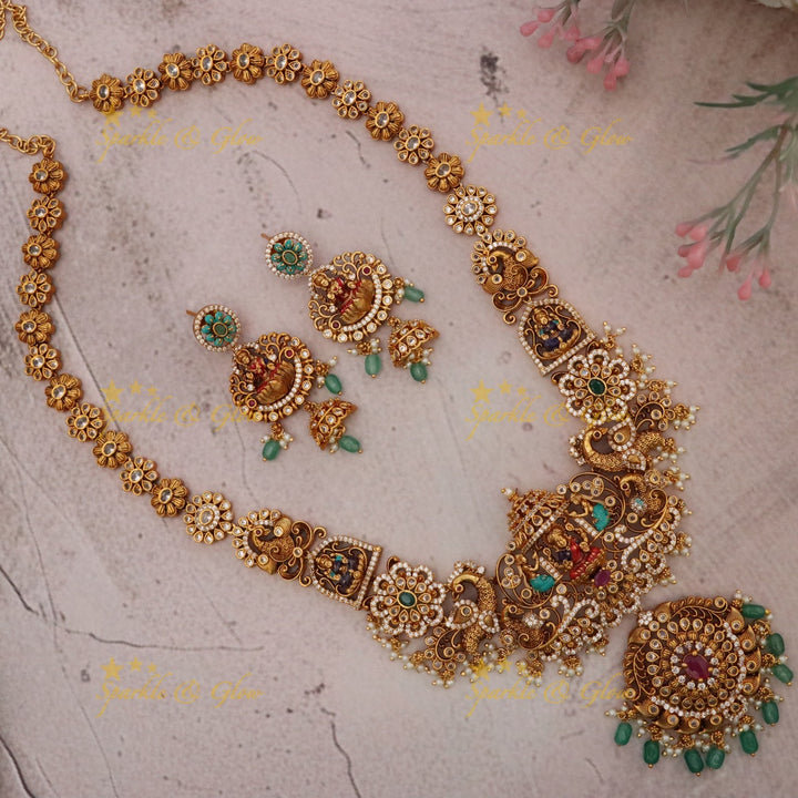 Elegant Temple Jewellery Necklace for Weddings and Festive Occasions