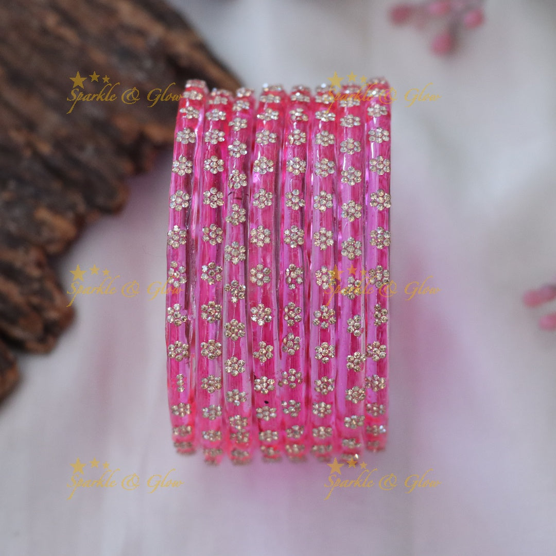 Exquisite Red & Gold Festive Bangles Set