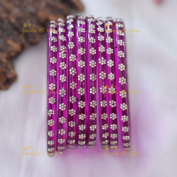 Exquisite Red & Gold Festive Bangles Set