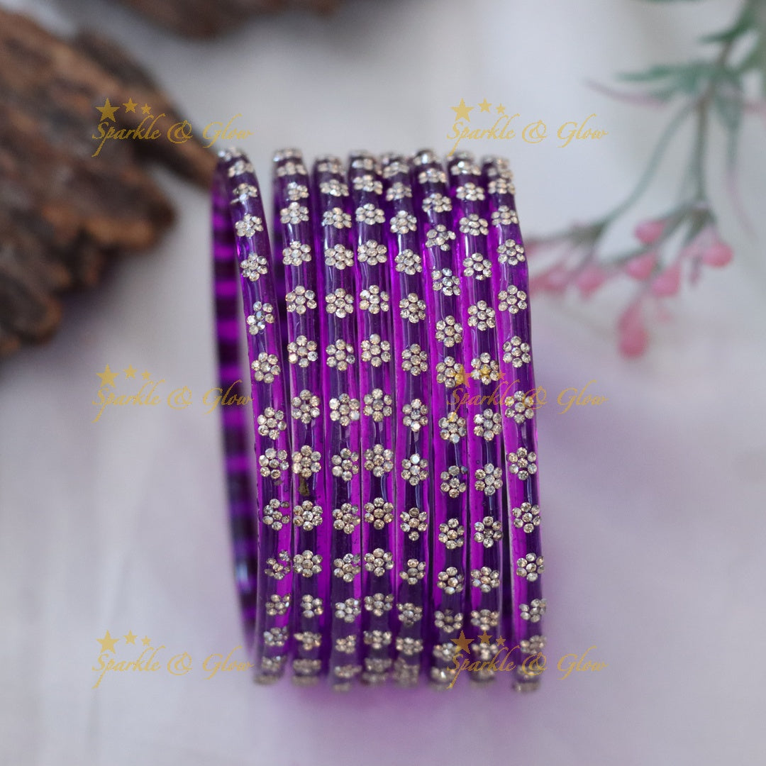 Exquisite Red & Gold Festive Bangles Set