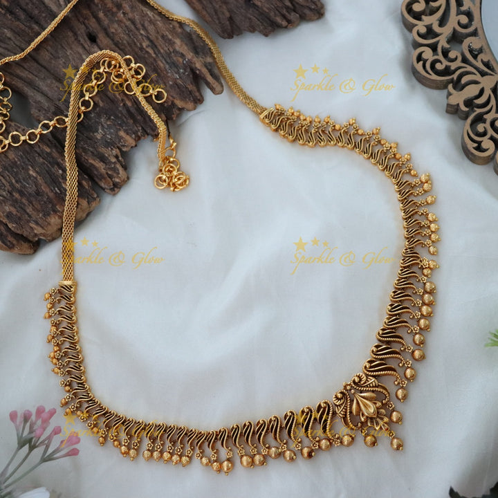 Exquisite Gold Bead Hip Chain for Weddings | Sparkle & Glow