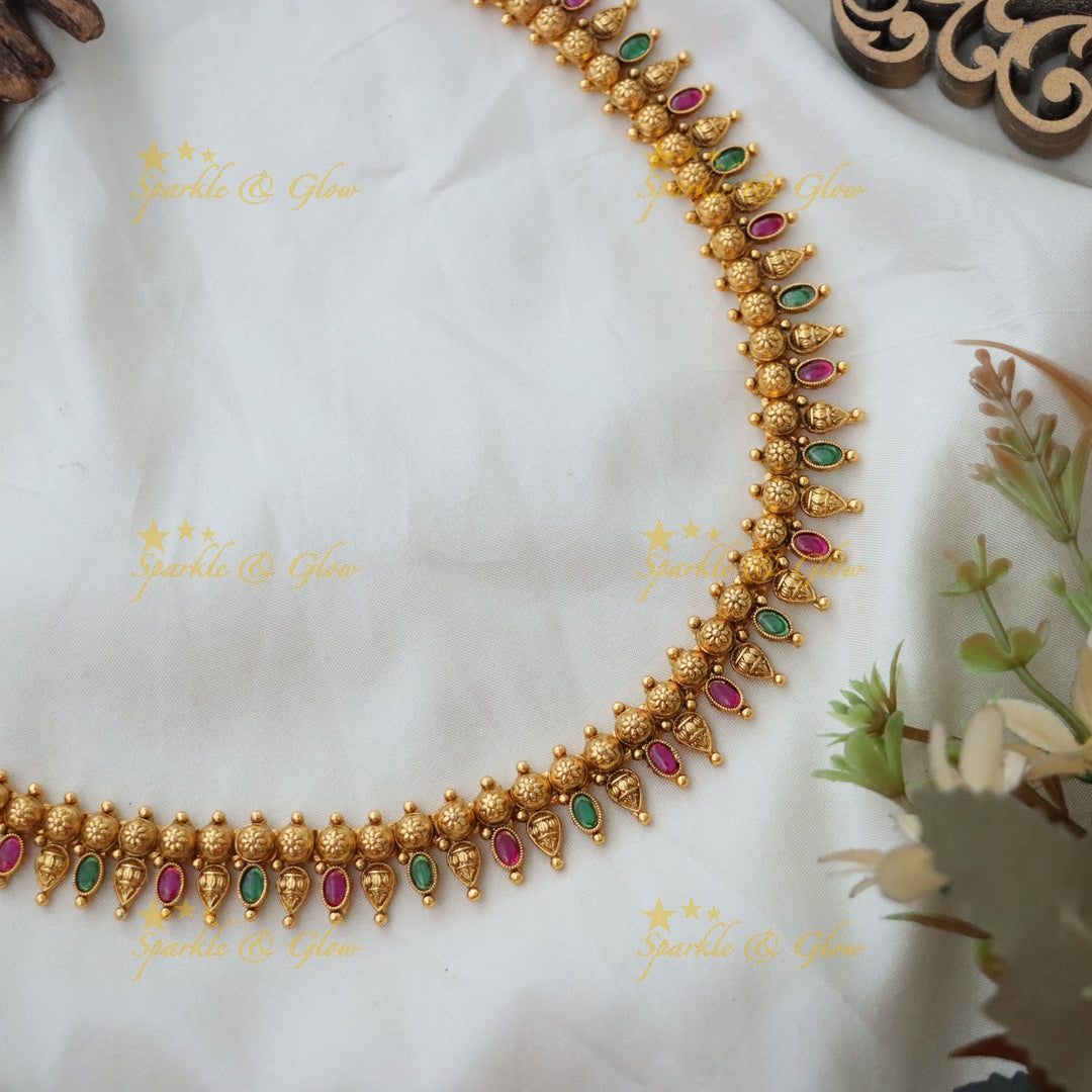 Exquisite Multicolor Gold Bead Hip Chain for Weddings