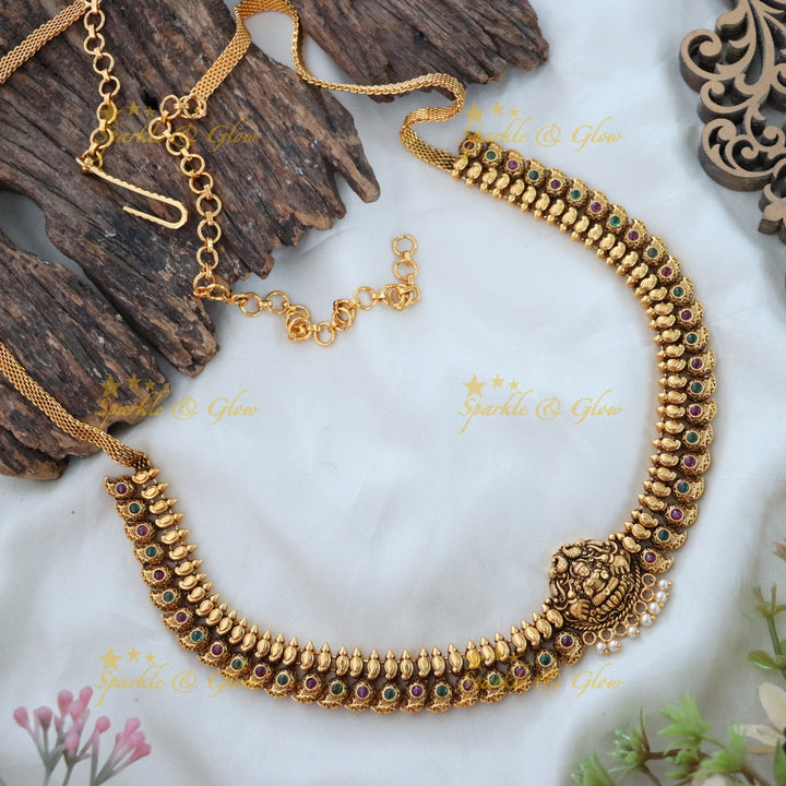 Lakshmi Hip Chain - Exquisite Temple Design for Weddings