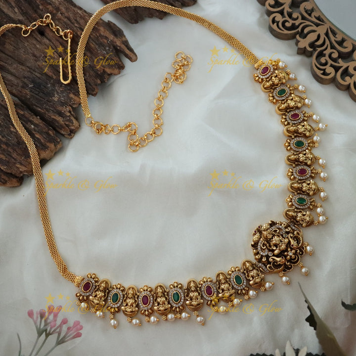 Exquisite Lakshmi Hip Chain for Weddings & Festivals