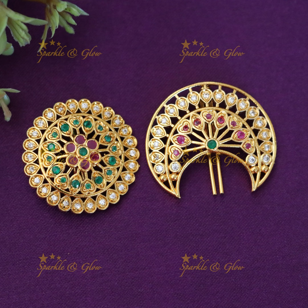 Stunning Gold Jadabilla Hair Accessory for Weddings