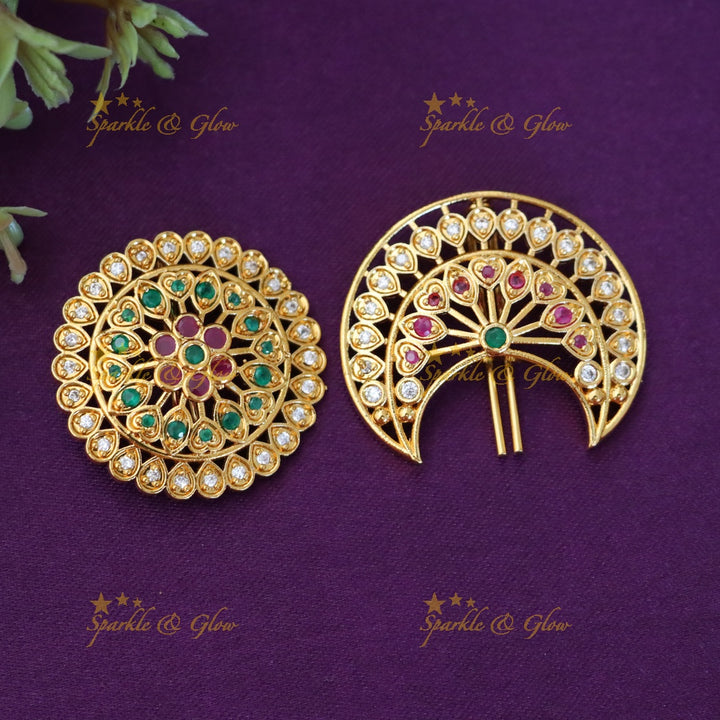 Stunning Gold Jadabilla Hair Accessory for Weddings