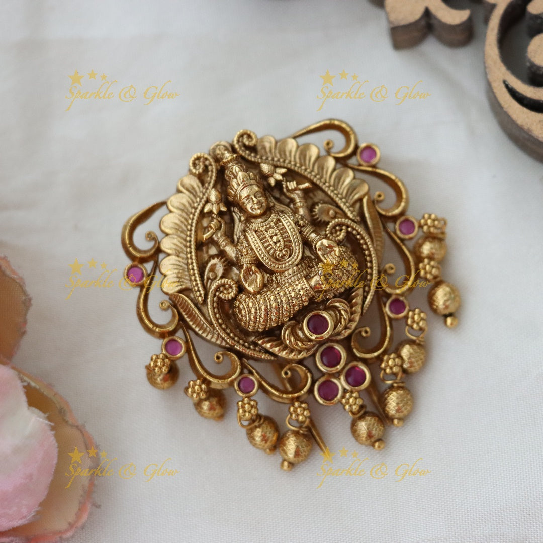 Exquisite Lakshmi Floral Bead Hair Jadabilla