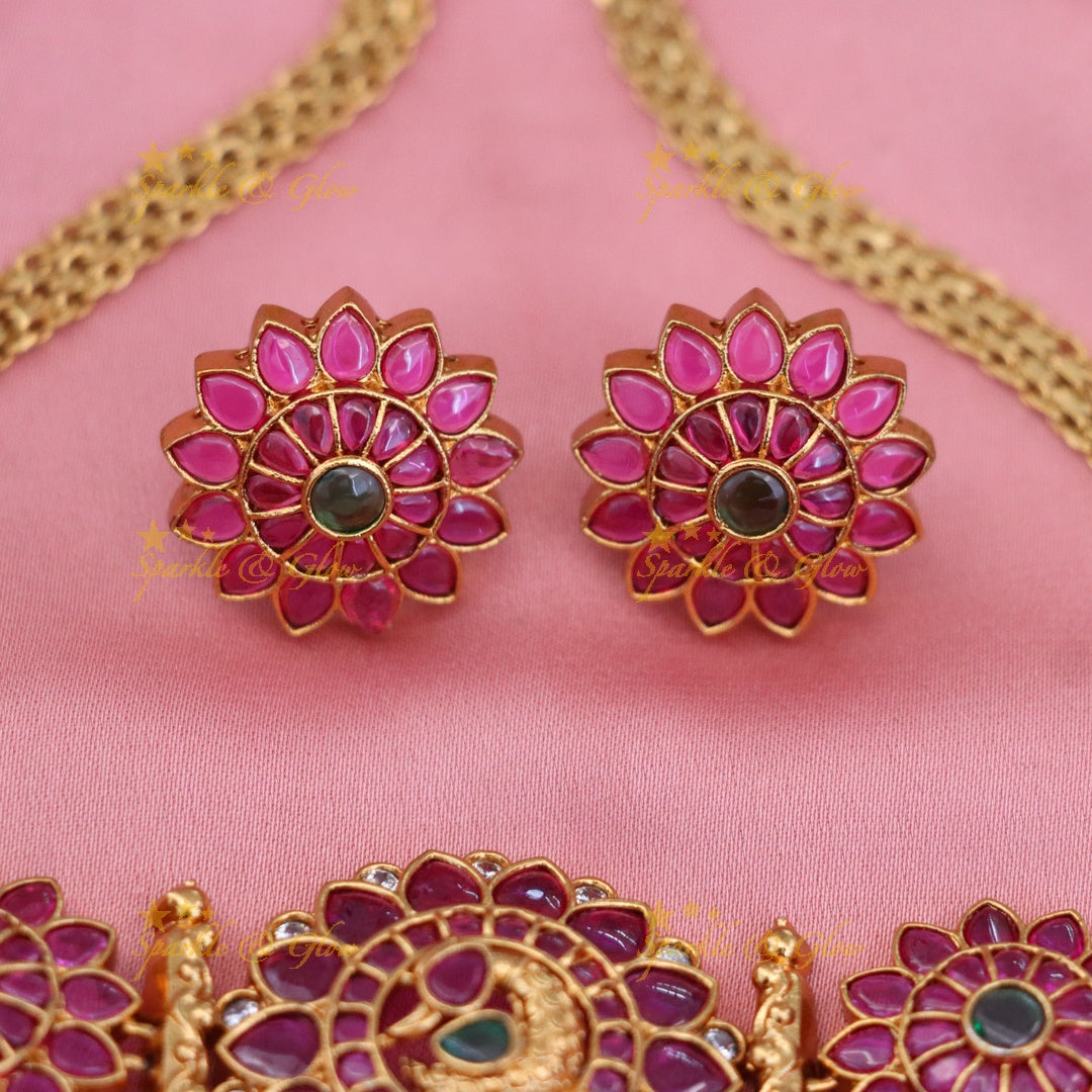 Exquisite Gold Floral Choker Necklace for Weddings