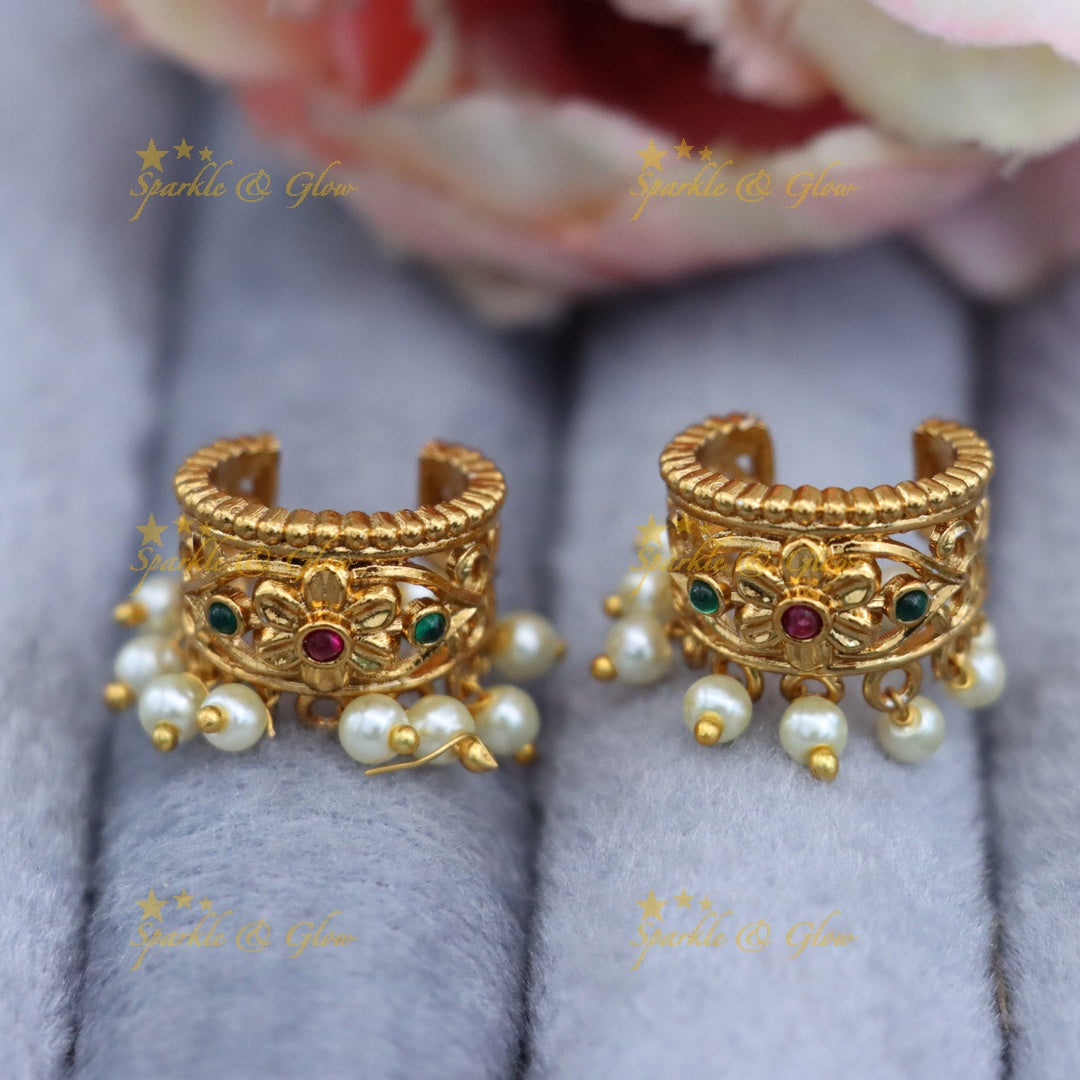 Exquisite Gold Plated Bugadi Earrings for Festive Elegance