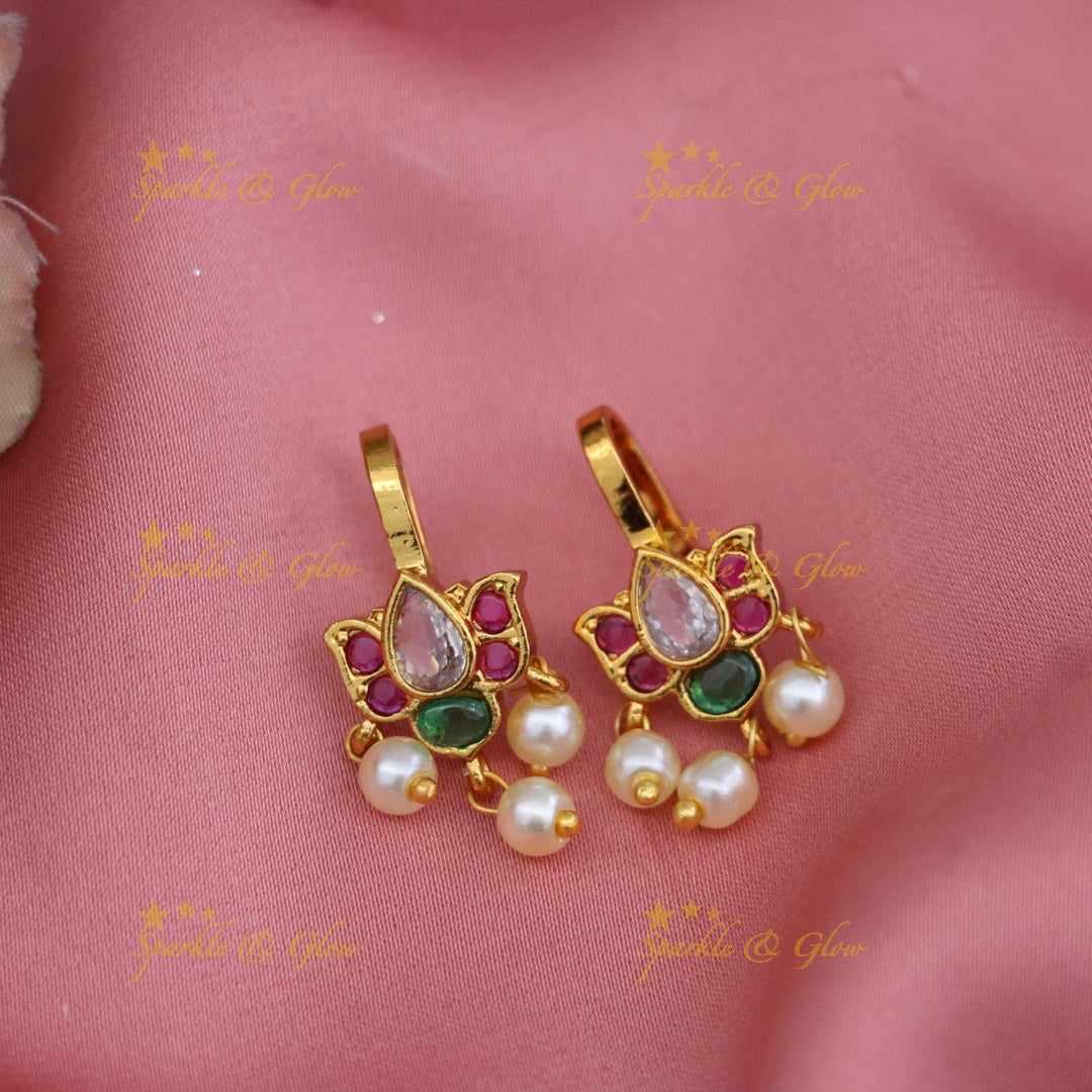 Exquisite Gold Bugadi Earrings - Festive & Wedding Collection