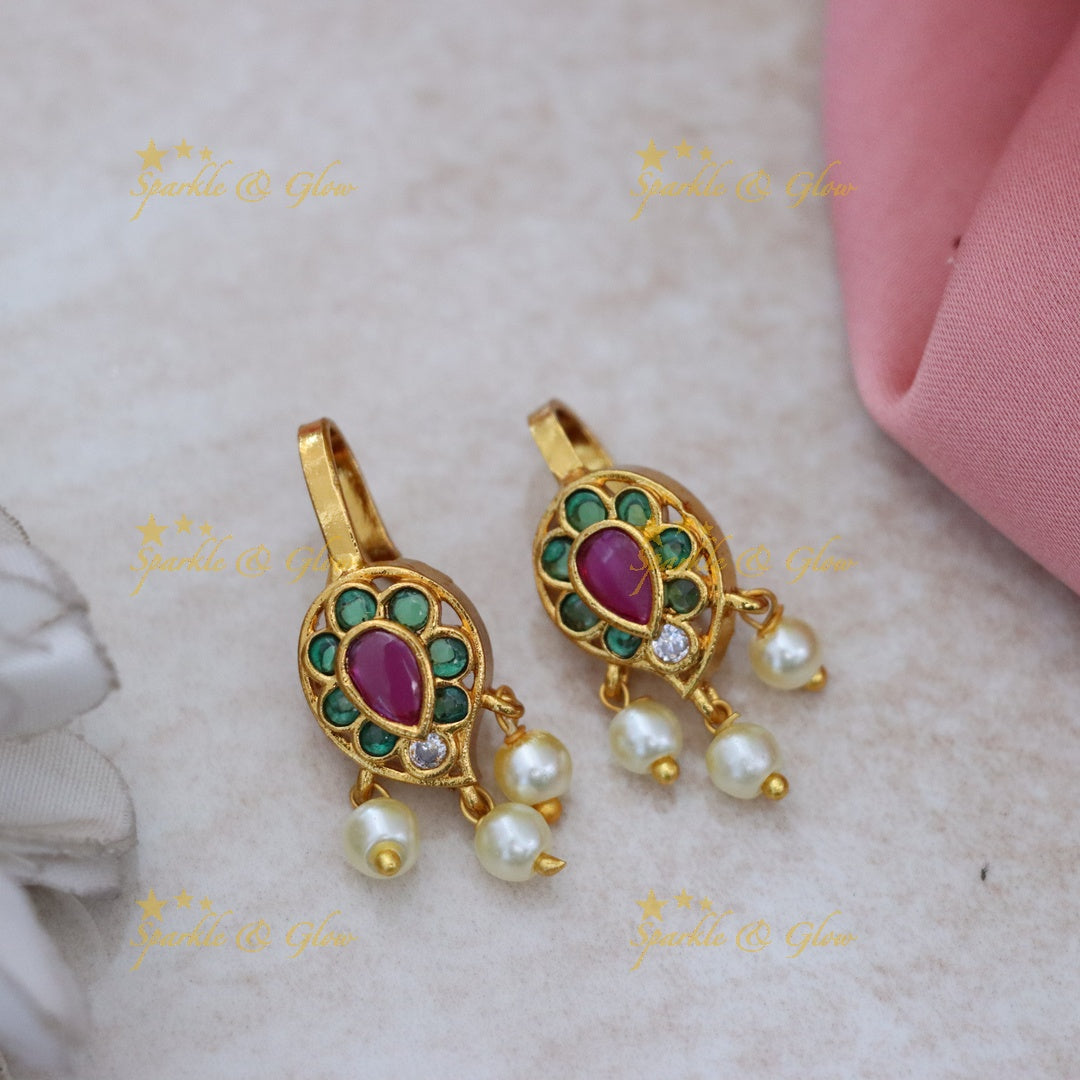 Exquisite Gold-Plated Bugadi Earrings for Festive Glow