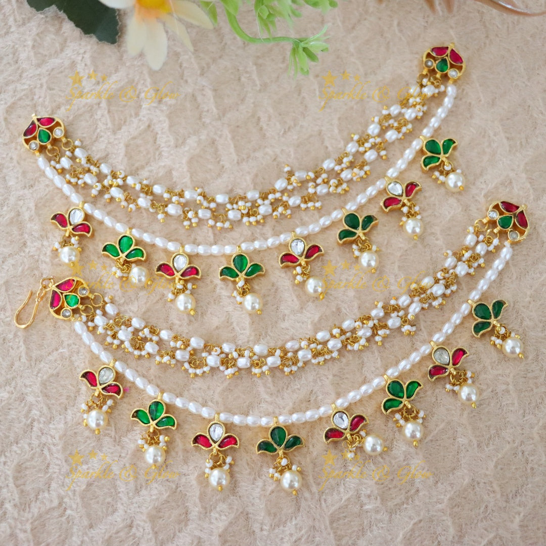 Exquisite Gold-Plated Festive Ear Chains Collection