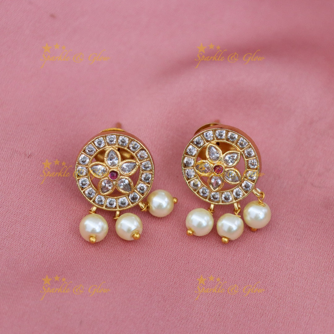 Gold-Plated Pendant Set for Weddings & Festive Occasions
