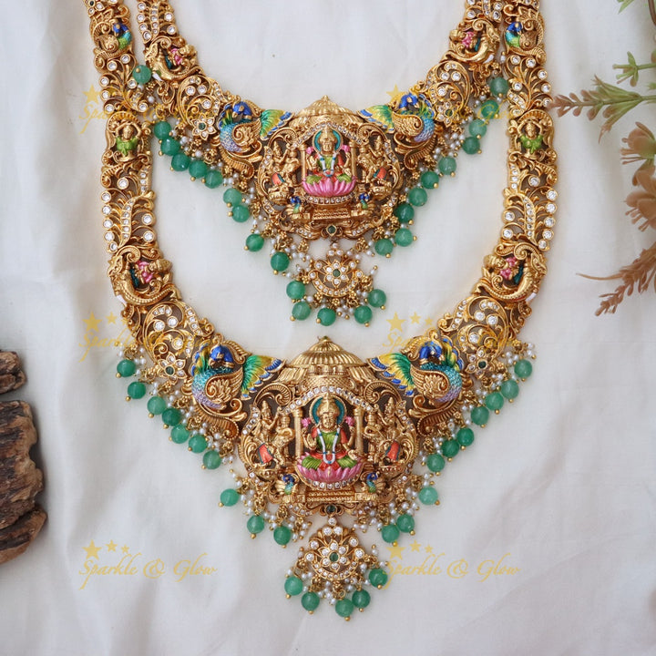 Exquisite Temple Bridal Necklace Set for Your Wedding